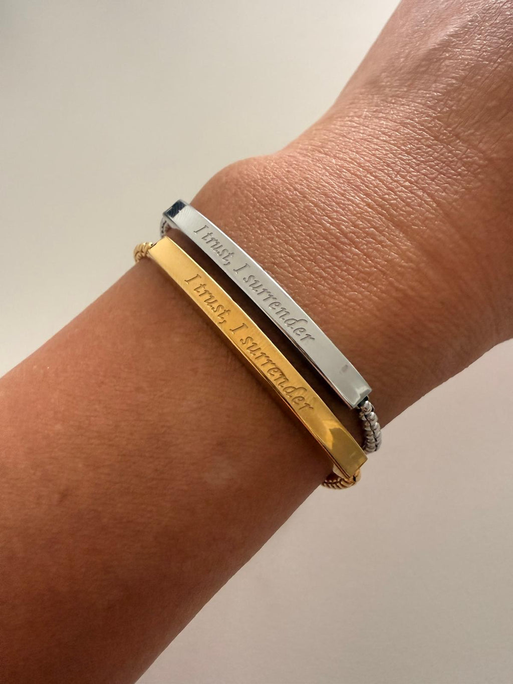 I got this luxury affirmation bracelet